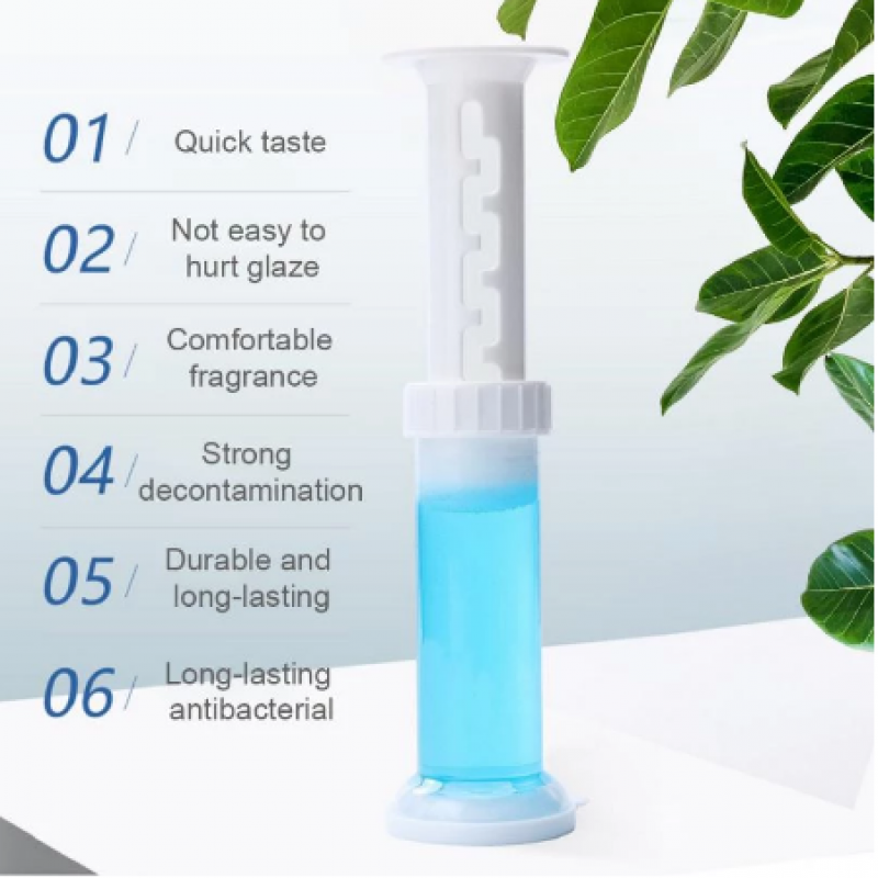 Freshener Toilet Cleaner Gel Flower Stamp