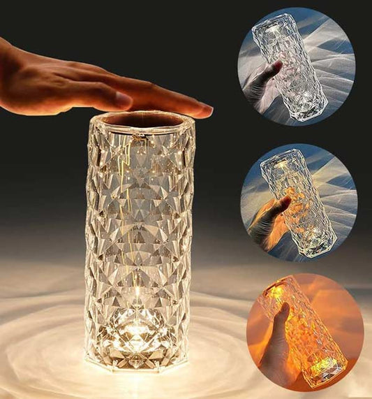 Crystal Diamond Table Lamp