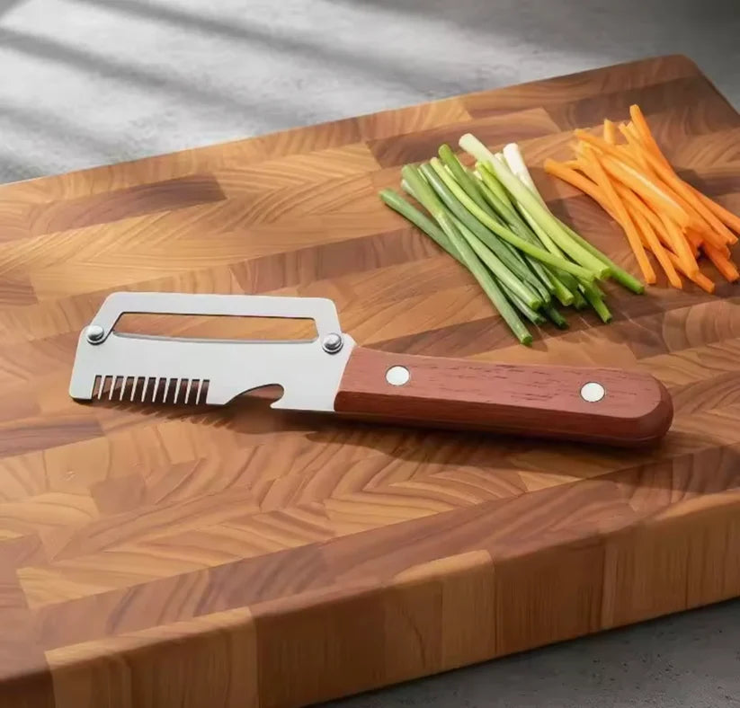 3 In 1 Vegetables Peeler With Wooden Handle