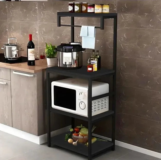 4 - Tier Multipurpose Microwave Stand (B) by GHARBAAR
