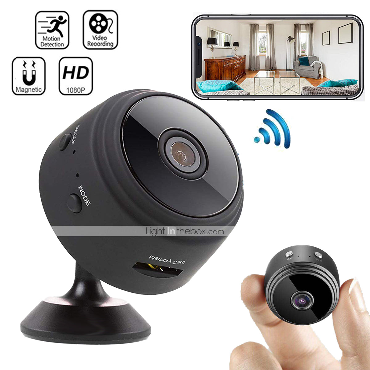 Mini WIFI Camera (1080p HD) - Surveillance Camera