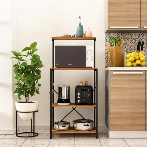 4 - Tier Multipurpose Microwave Stand (C) by GHARBAAR