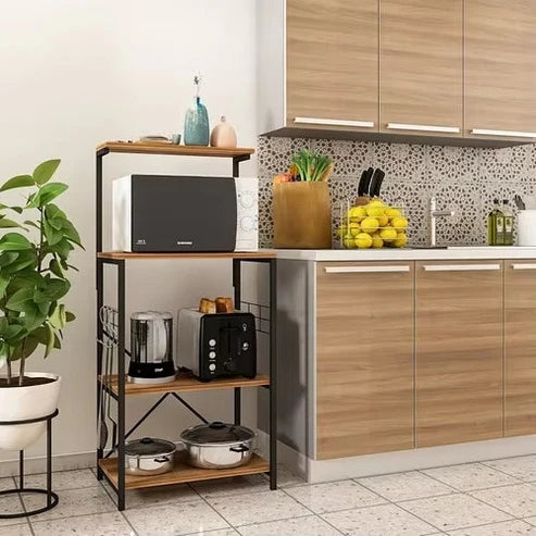4 - Tier Multipurpose Microwave Stand (C) by GHARBAAR