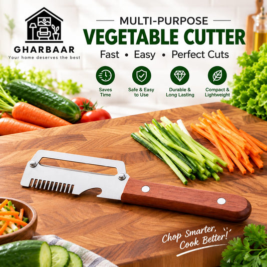 3 In 1 Vegetables Peeler With Wooden Handle
