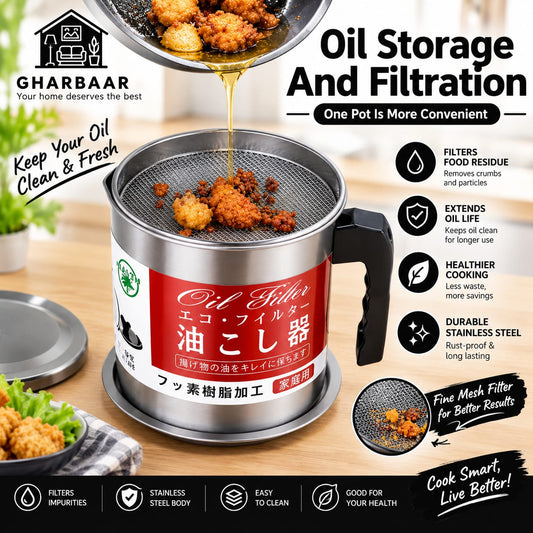 Oil Strainer Pot (1.4 Liter)