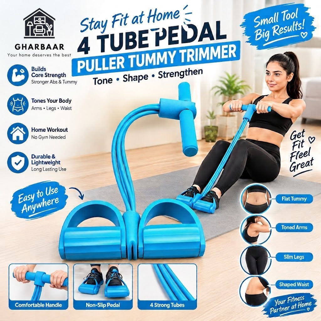 4 Tube Peddle Puller Tummy Trimmer