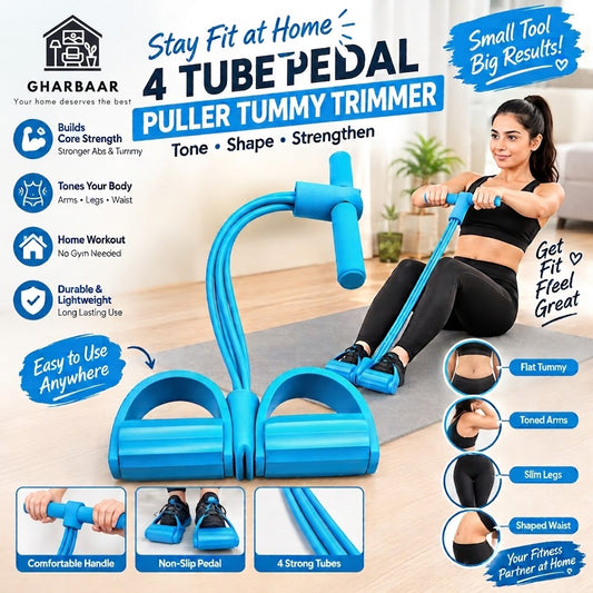 4 Tube Peddle Puller Tummy Trimmer