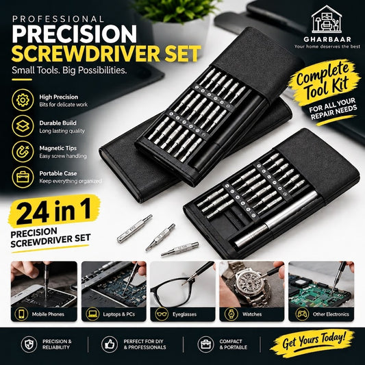 24-in-1 Precision Repair & Screwdriver Tool Kit
