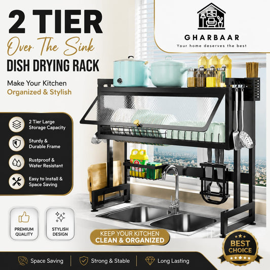 Multifunction Expandable Over Sink Rack