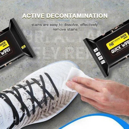 Instant Shoe Cleaning Wipes