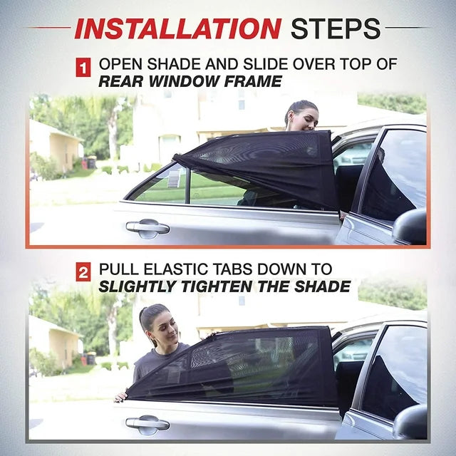 CAR WINDOW SHADE - 4 PIECE SET