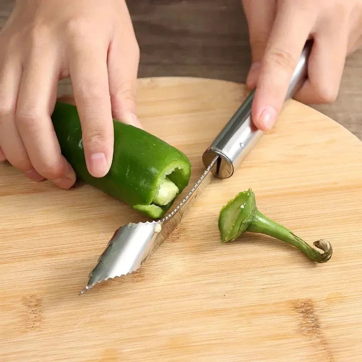 Vegetable Cutter and Seed Remover