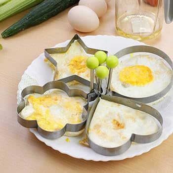 Stainless Steel Fried Egg Molds - Set of 4