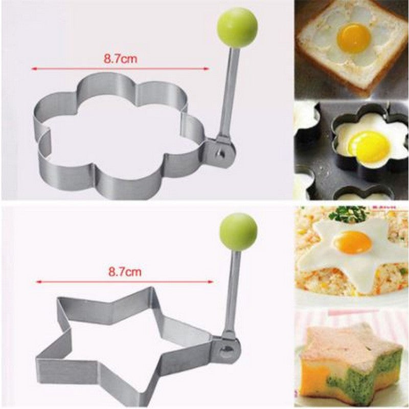 Stainless Steel Fried Egg Molds - Set of 4